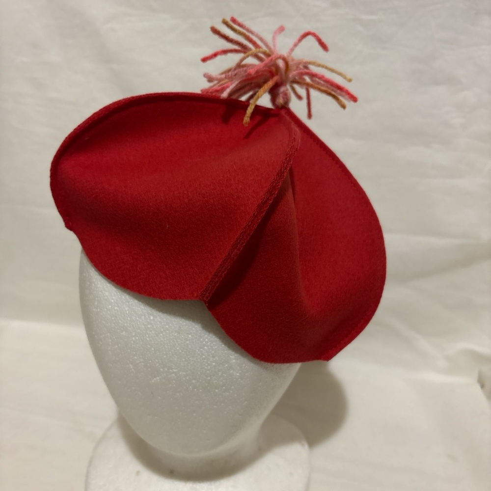 Handmade cashmere - wool beret hat